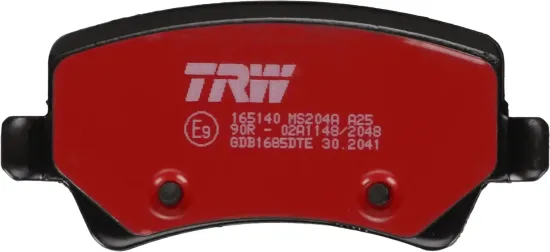 Bremsbelagsatz, Scheibenbremse TRW GDB1685DTE Bild Bremsbelagsatz, Scheibenbremse TRW GDB1685DTE