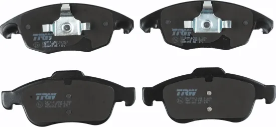 Bremsbelagsatz, Scheibenbremse Vorderachse TRW GDB1690 Bild Bremsbelagsatz, Scheibenbremse Vorderachse TRW GDB1690