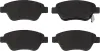 Bremsbelagsatz, Scheibenbremse Vorderachse TRW GDB1700DTE Bild Bremsbelagsatz, Scheibenbremse Vorderachse TRW GDB1700DTE