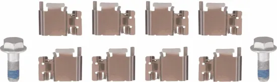 Bremsbelagsatz, Scheibenbremse Vorderachse TRW GDB1700DTE Bild Bremsbelagsatz, Scheibenbremse Vorderachse TRW GDB1700DTE