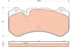 Bremsbelagsatz, Scheibenbremse Vorderachse TRW GDB1710