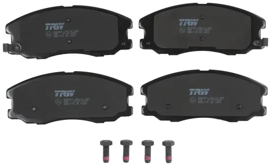 Bremsbelagsatz, Scheibenbremse Vorderachse TRW GDB1715 Bild Bremsbelagsatz, Scheibenbremse Vorderachse TRW GDB1715