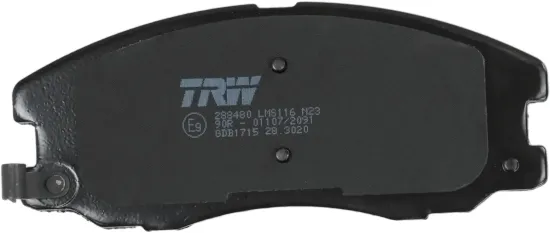 Bremsbelagsatz, Scheibenbremse Vorderachse TRW GDB1715 Bild Bremsbelagsatz, Scheibenbremse Vorderachse TRW GDB1715