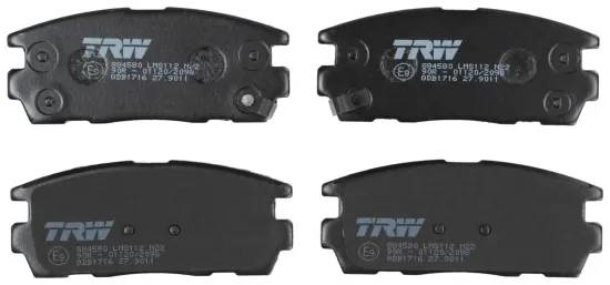 Bremsbelagsatz, Scheibenbremse TRW GDB1716 Bild Bremsbelagsatz, Scheibenbremse TRW GDB1716