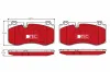 Bremsbelagsatz, Scheibenbremse Vorderachse TRW GDB1733DTE