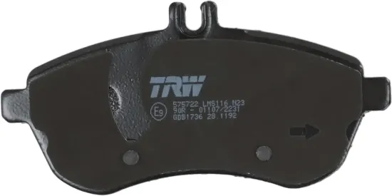 Bremsbelagsatz, Scheibenbremse Vorderachse TRW GDB1736 Bild Bremsbelagsatz, Scheibenbremse Vorderachse TRW GDB1736