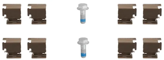 Bremsbelagsatz, Scheibenbremse Vorderachse TRW GDB1761 Bild Bremsbelagsatz, Scheibenbremse Vorderachse TRW GDB1761