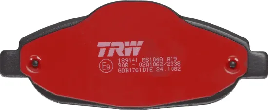 Bremsbelagsatz, Scheibenbremse Vorderachse TRW GDB1761DTE Bild Bremsbelagsatz, Scheibenbremse Vorderachse TRW GDB1761DTE