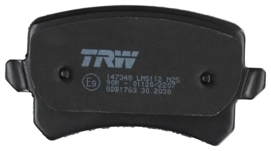 Bremsbelagsatz, Scheibenbremse Hinterachse TRW GDB1763 Bild Bremsbelagsatz, Scheibenbremse Hinterachse TRW GDB1763