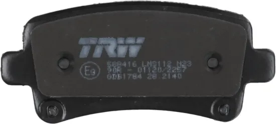Bremsbelagsatz, Scheibenbremse TRW GDB1784 Bild Bremsbelagsatz, Scheibenbremse TRW GDB1784