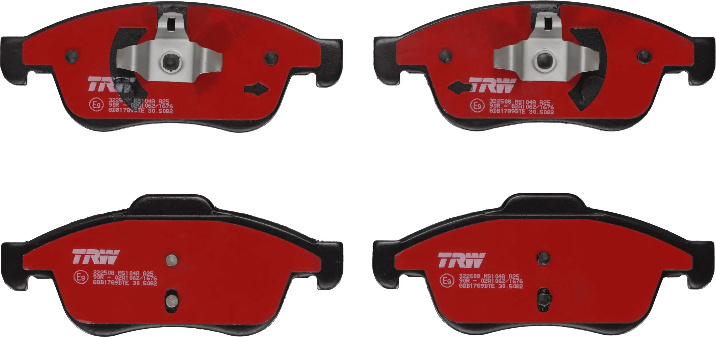 Bremsbelagsatz, Scheibenbremse TRW GDB1789DTE