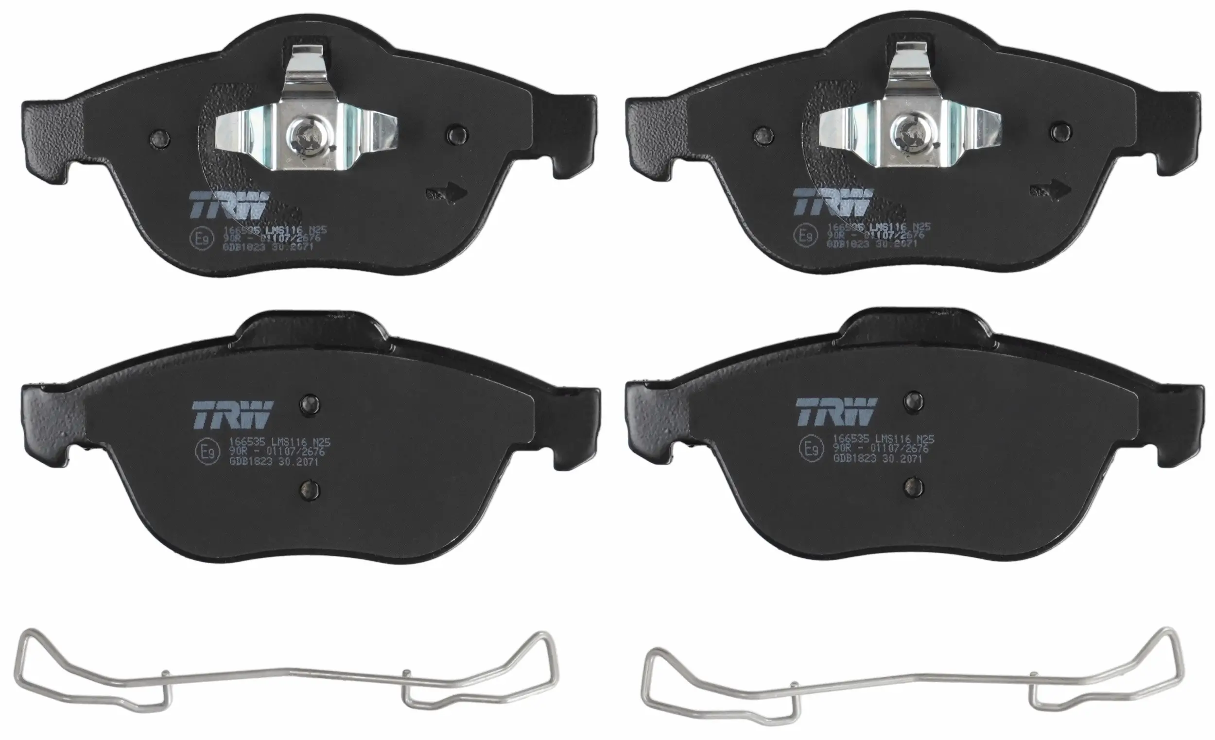 Bremsbelagsatz, Scheibenbremse Vorderachse TRW GDB1823