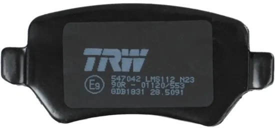 Bremsbelagsatz, Scheibenbremse Hinterachse TRW GDB1831 Bild Bremsbelagsatz, Scheibenbremse Hinterachse TRW GDB1831