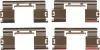 Bremsbelagsatz, Scheibenbremse Vorderachse TRW GDB1847 Bild Bremsbelagsatz, Scheibenbremse Vorderachse TRW GDB1847