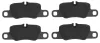 Bremsbelagsatz, Scheibenbremse Hinterachse TRW GDB1849 Bild Bremsbelagsatz, Scheibenbremse Hinterachse TRW GDB1849