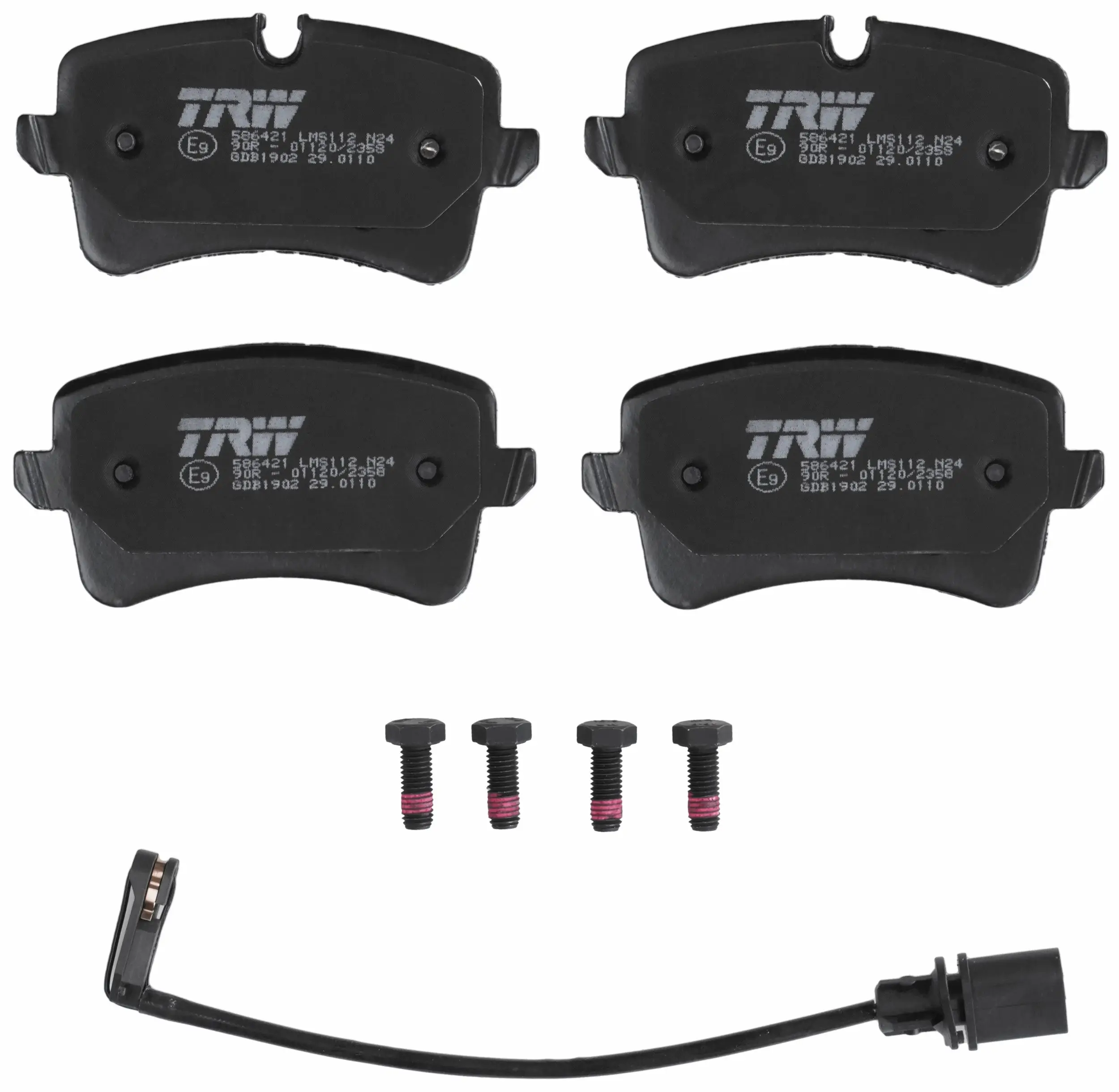 Bremsbelagsatz, Scheibenbremse TRW GDB1902