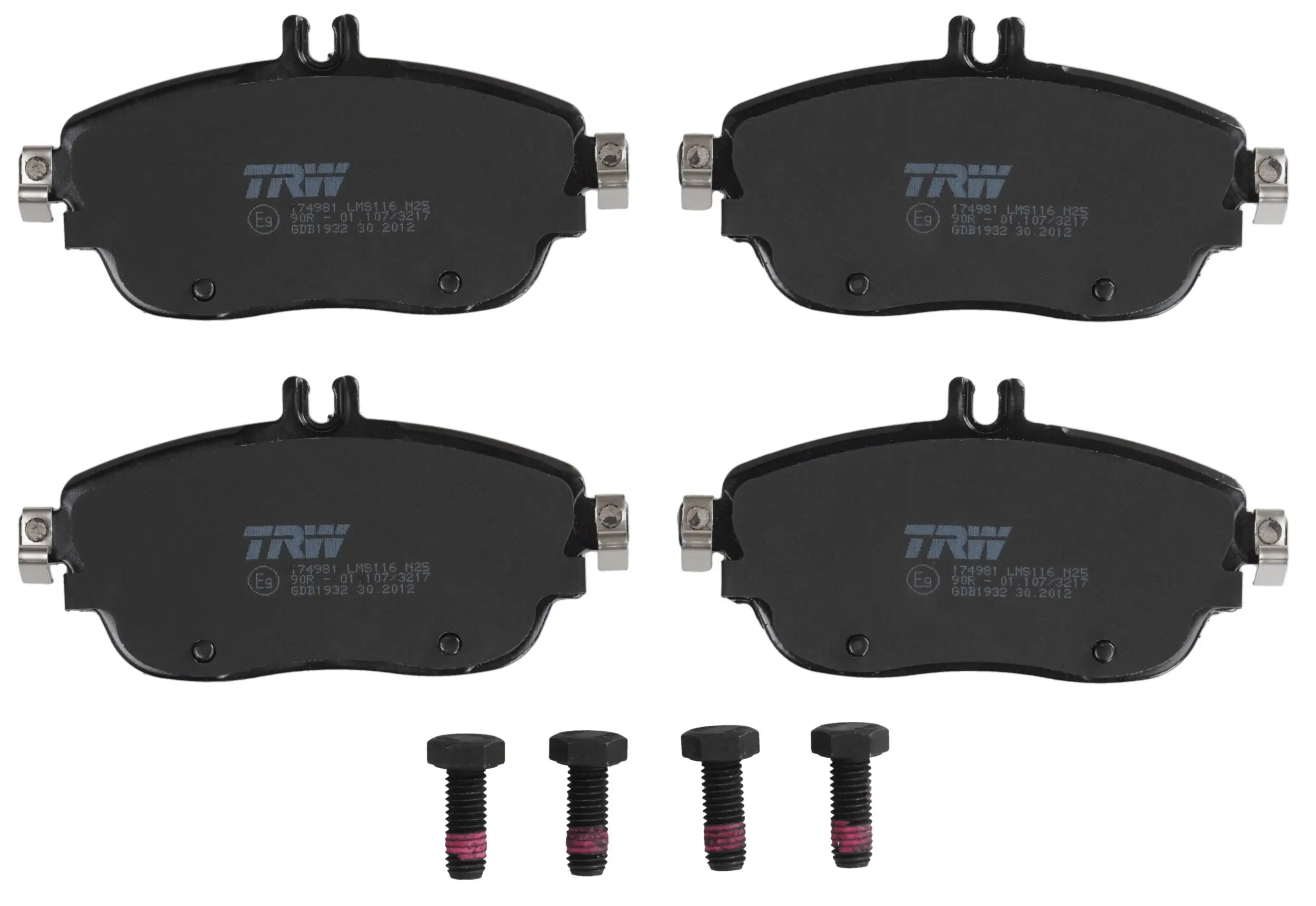 Bremsbelagsatz, Scheibenbremse TRW GDB1932