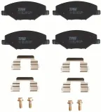 Bremsbelagsatz, Scheibenbremse Vorderachse TRW GDB2027