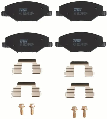 Bremsbelagsatz, Scheibenbremse Vorderachse TRW GDB2027 Bild Bremsbelagsatz, Scheibenbremse Vorderachse TRW GDB2027
