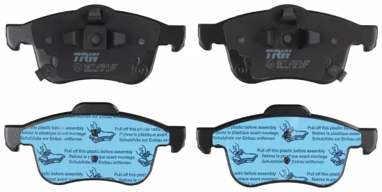 Bremsbelagsatz, Scheibenbremse Vorderachse TRW GDB2060 Bild Bremsbelagsatz, Scheibenbremse Vorderachse TRW GDB2060