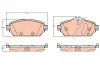 Bremsbelagsatz, Scheibenbremse Vorderachse TRW GDB2070 Bild Bremsbelagsatz, Scheibenbremse Vorderachse TRW GDB2070