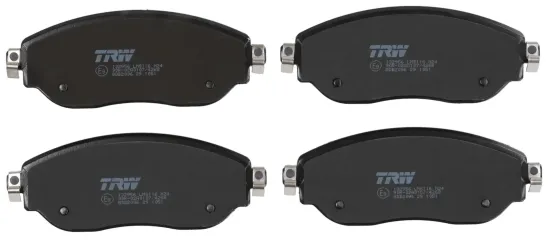 Bremsbelagsatz, Scheibenbremse Vorderachse TRW GDB2096 Bild Bremsbelagsatz, Scheibenbremse Vorderachse TRW GDB2096