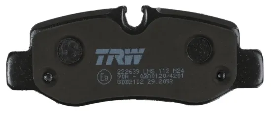 Bremsbelagsatz, Scheibenbremse Hinterachse TRW GDB2102 Bild Bremsbelagsatz, Scheibenbremse Hinterachse TRW GDB2102
