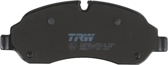 Bremsbelagsatz, Scheibenbremse Vorderachse TRW GDB2117 Bild Bremsbelagsatz, Scheibenbremse Vorderachse TRW GDB2117
