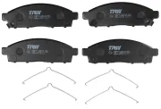 Bremsbelagsatz, Scheibenbremse Vorderachse TRW GDB2124