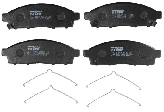 Bremsbelagsatz, Scheibenbremse Vorderachse TRW GDB2124 Bild Bremsbelagsatz, Scheibenbremse Vorderachse TRW GDB2124