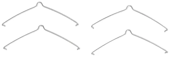 Bremsbelagsatz, Scheibenbremse Vorderachse TRW GDB2124 Bild Bremsbelagsatz, Scheibenbremse Vorderachse TRW GDB2124