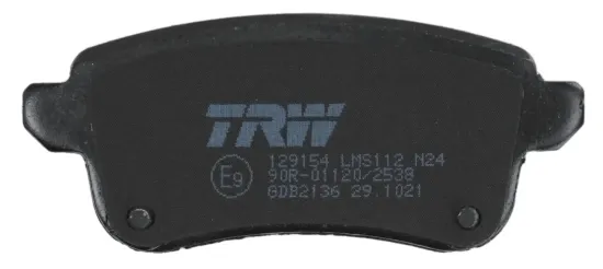 Bremsbelagsatz, Scheibenbremse Hinterachse TRW GDB2136 Bild Bremsbelagsatz, Scheibenbremse Hinterachse TRW GDB2136