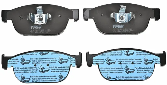 Bremsbelagsatz, Scheibenbremse Vorderachse TRW GDB2153 Bild Bremsbelagsatz, Scheibenbremse Vorderachse TRW GDB2153