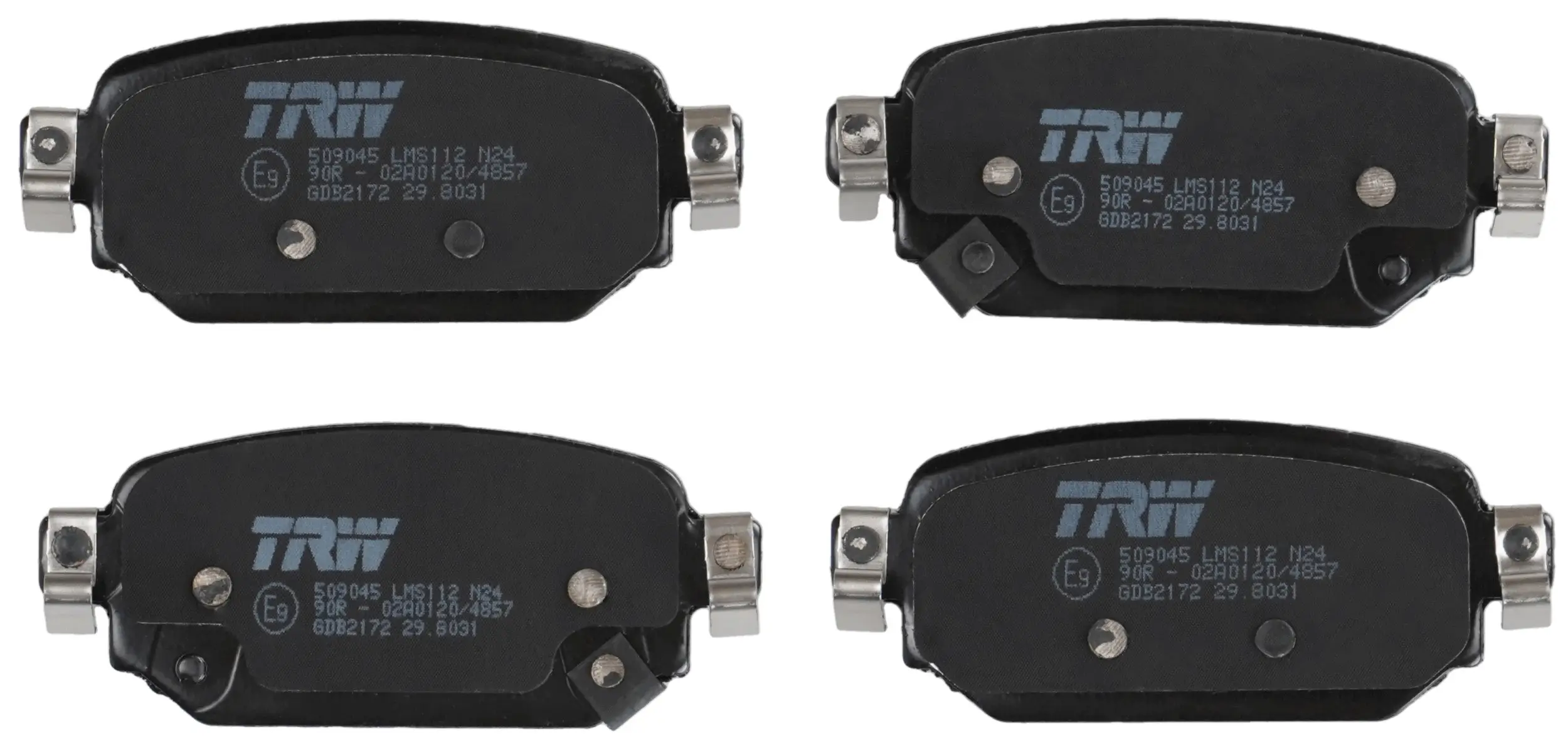 Bremsbelagsatz, Scheibenbremse Hinterachse TRW GDB2172
