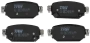 Bremsbelagsatz, Scheibenbremse Hinterachse TRW GDB2172
