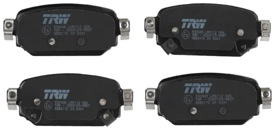 Bremsbelagsatz, Scheibenbremse Hinterachse TRW GDB2172 Bild Bremsbelagsatz, Scheibenbremse Hinterachse TRW GDB2172