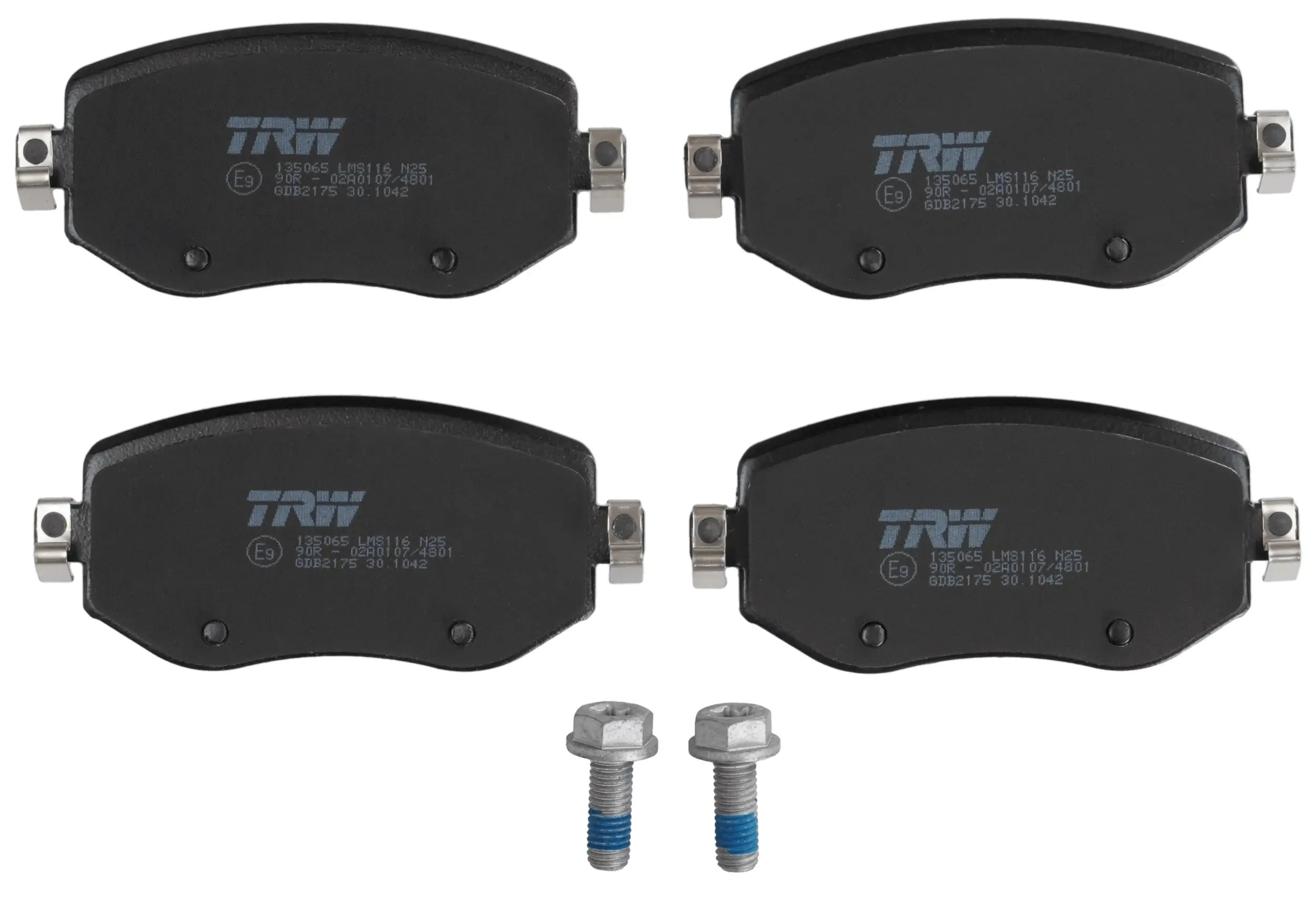 Bremsbelagsatz, Scheibenbremse Vorderachse TRW GDB2175