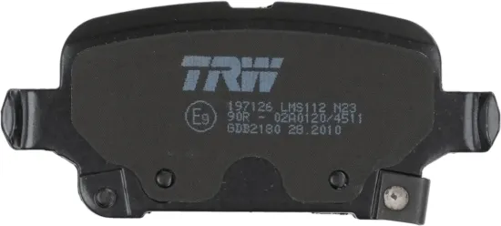 Bremsbelagsatz, Scheibenbremse Hinterachse TRW GDB2180 Bild Bremsbelagsatz, Scheibenbremse Hinterachse TRW GDB2180