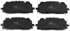 Bremsbelagsatz, Scheibenbremse Vorderachse TRW GDB2190