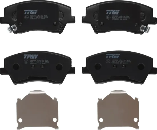 Bremsbelagsatz, Scheibenbremse Vorderachse TRW GDB2203 Bild Bremsbelagsatz, Scheibenbremse Vorderachse TRW GDB2203