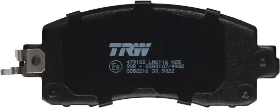 Bremsbelagsatz, Scheibenbremse TRW GDB2216 Bild Bremsbelagsatz, Scheibenbremse TRW GDB2216