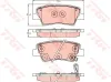 Bremsbelagsatz, Scheibenbremse Hinterachse TRW GDB2242