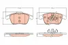 Bremsbelagsatz, Scheibenbremse Vorderachse TRW GDB2307