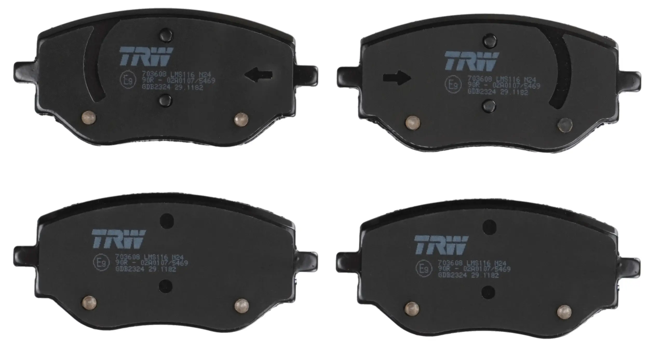 Bremsbelagsatz, Scheibenbremse Vorderachse TRW GDB2324