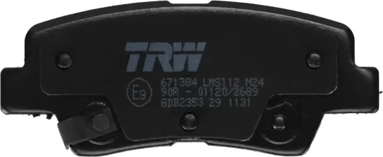 Bremsbelagsatz, Scheibenbremse Hinterachse TRW GDB2353 Bild Bremsbelagsatz, Scheibenbremse Hinterachse TRW GDB2353