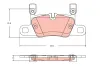 Bremsbelagsatz, Scheibenbremse TRW GDB2369