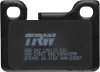 Bremsbelagsatz, Scheibenbremse Hinterachse TRW GDB247 Bild Bremsbelagsatz, Scheibenbremse Hinterachse TRW GDB247