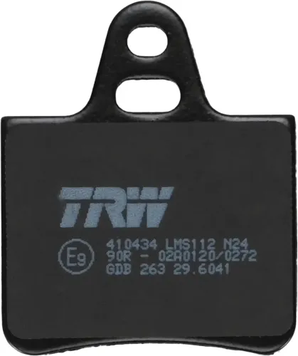 Bremsbelagsatz, Scheibenbremse Hinterachse TRW GDB263 Bild Bremsbelagsatz, Scheibenbremse Hinterachse TRW GDB263