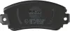 Bremsbelagsatz, Scheibenbremse Vorderachse TRW GDB297 Bild Bremsbelagsatz, Scheibenbremse Vorderachse TRW GDB297