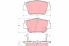 Bremsbelagsatz, Scheibenbremse Hinterachse TRW GDB3039
